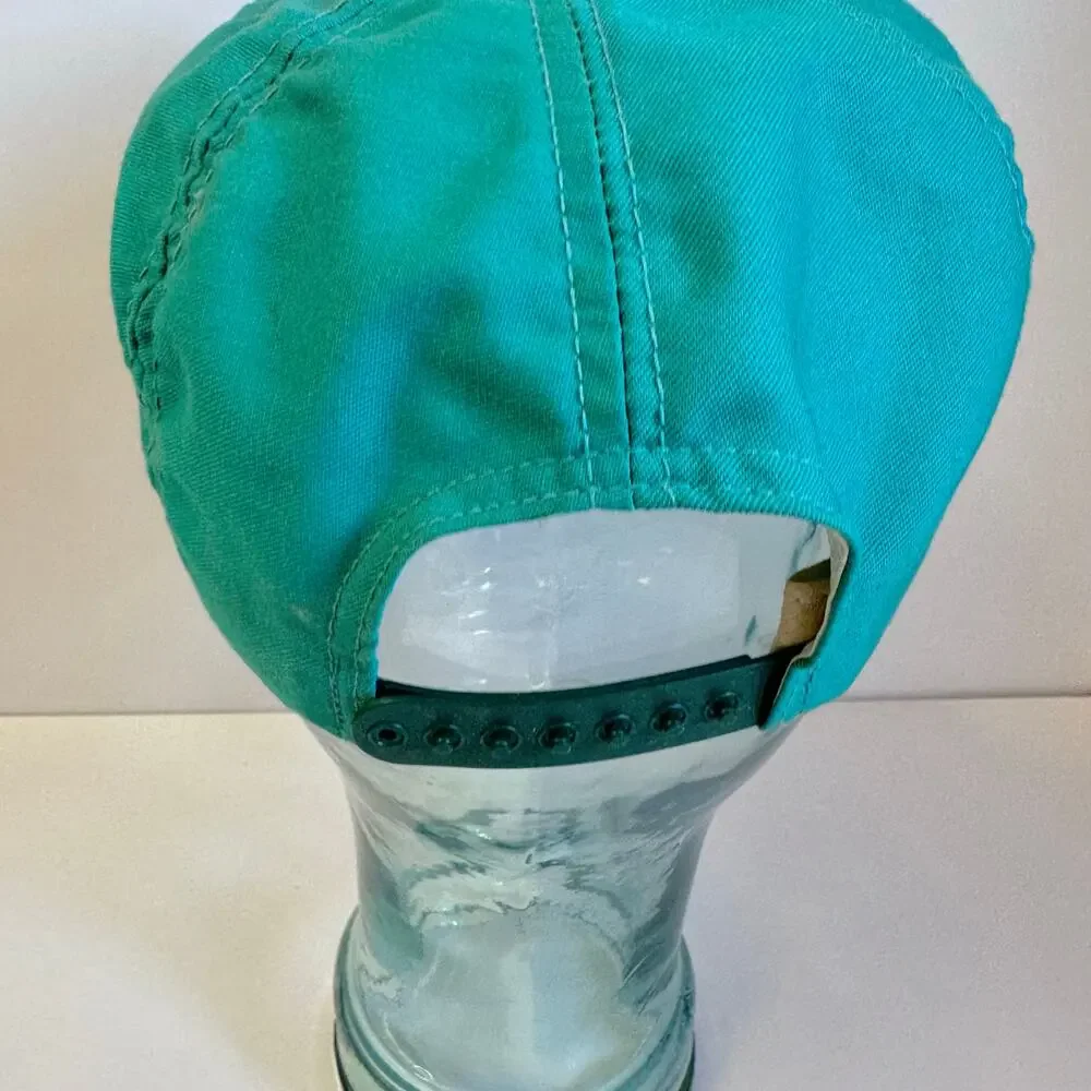 Ray Steven's Vintage 80s 90s turquoise snap back trucker hat‎ one size